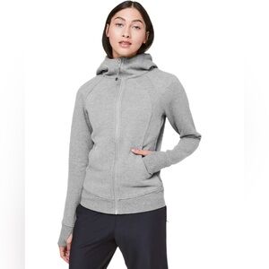 Lululemon Scuba Full Zip Hoodie Light Cotton Fleece Size 8